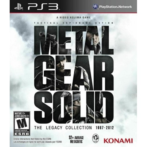  Metal Gear Solid The Legacy Collection PS3 